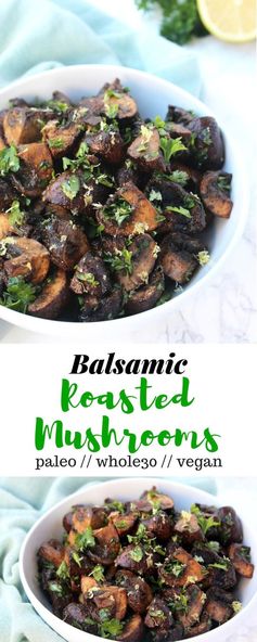 Balsamic Roasted Mushrooms