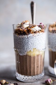 Banana and Chocolate Chia Cream Pie Parfaits