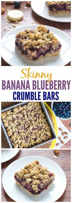 Banana Blueberry Bars