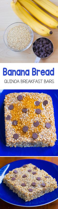 Banana Bread Baked Quinoa Breakfast Bars