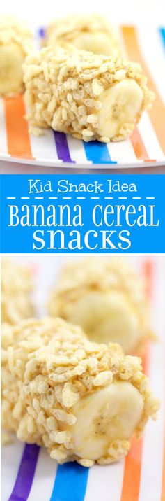 Banana Cereal Snacks