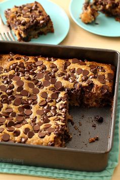 Banana Chocolate Chip Snack Cake (Egg Free, Dairy Free, Vegan