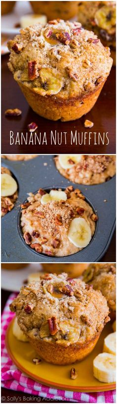 Banana Nut Muffins and Very Berry Muffins