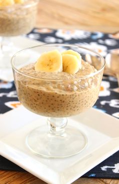 Banana Peanut Butter Chia Seed Pudding