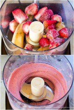 Banana Strawberry Ice Cream