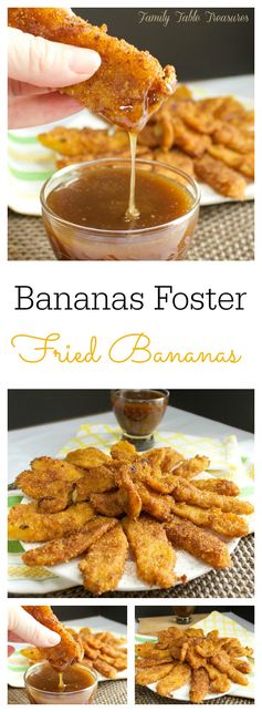 (Bananas Foster Fried Bananas