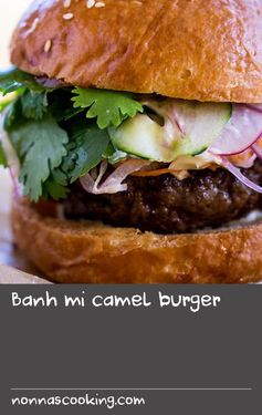 Banh mi camel burger