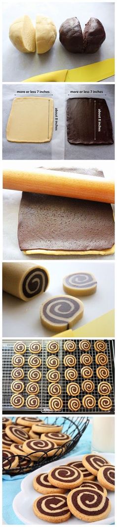 Basic Chocolate Pinwheel Cookies