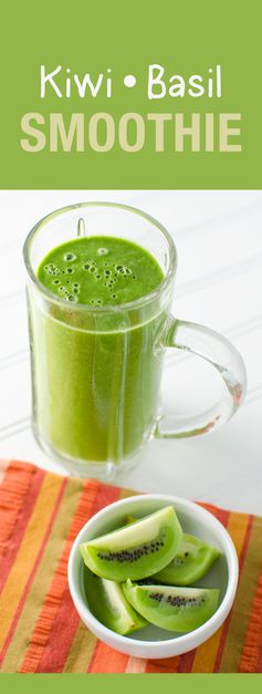 Basil Kiwi Smoothie