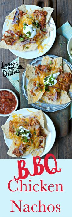 BBQ Chicken Nachos