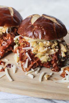 BBQ Sliders with Spicy Sprout Slaw