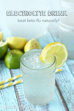 Beat Keto-Flu with Homemade Electrolyte Drink