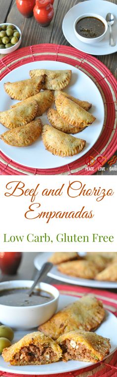 Beef and Chorizo Empanadas – Low Carb, Gluten Free