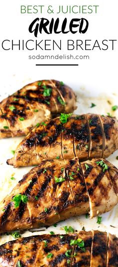 Best & Juiciest Grilled Chicken Breast