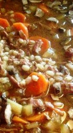 Best ever beef barley soup