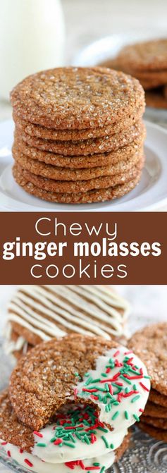 Big Chewy Ginger Molasses Cookies