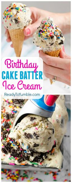 Birthday Cake Batter Ice Cream