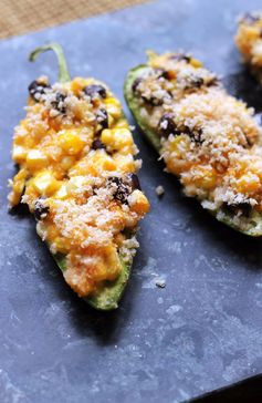 Black Bean Jalapeño Poppers