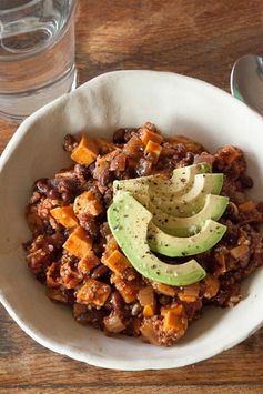 Black Bean Sweet Potato Chili