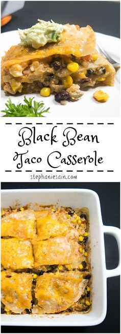 Black Bean Taco Casserole