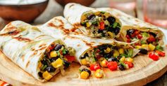 Black Bean Veggie Burrito