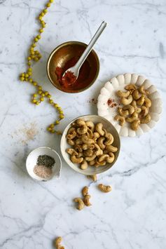 Black Salt-and-Pepper Roasted Cashews