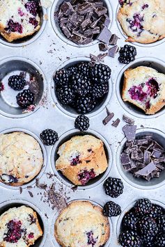 Blackberry-Chocolate Chunk Muffins