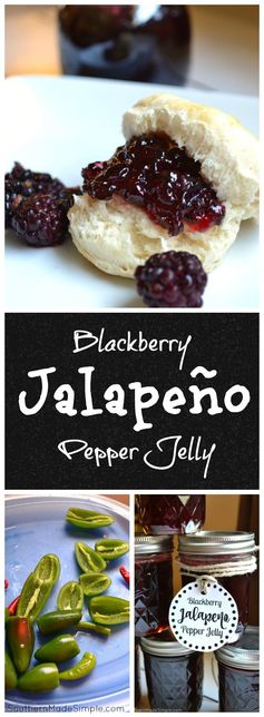 Blackberry Jalapeno Pepper Jelly
