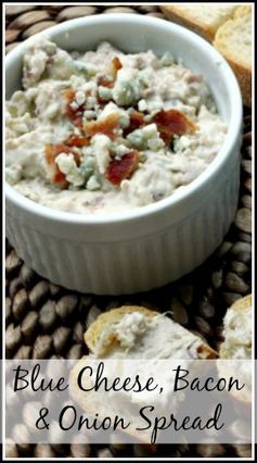 Blue Cheese, Bacon, & Onion Spread