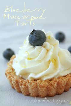 Blueberry & Mascarpone Tarts (Low Carb & Gluten Free