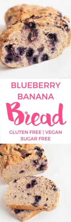 Blueberry Banana Bread - Vegan and Gluten Free