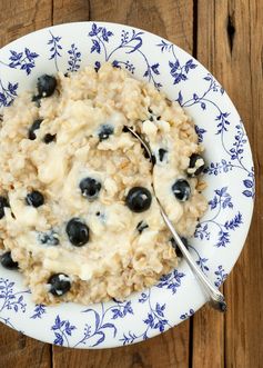 Blueberry Cheesecake Oatmeal