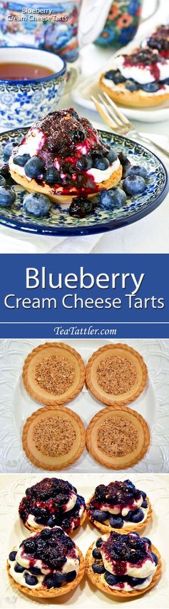 Blueberry Cream Cheese Tarts