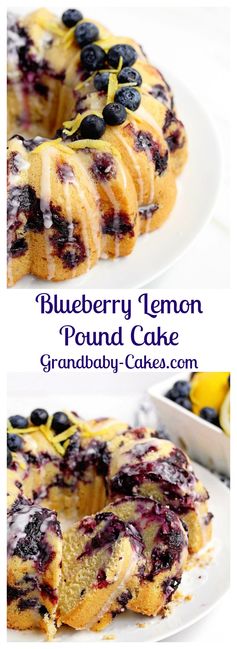 Blueberry Lemon Pound Cake