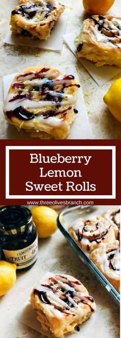 Blueberry Lemon Sweet Rolls