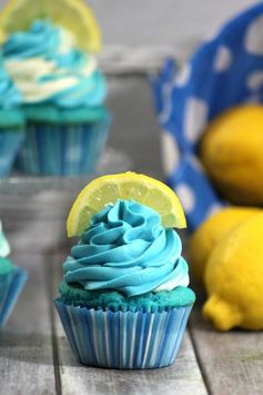 Blueberry Lemonade Cupcake