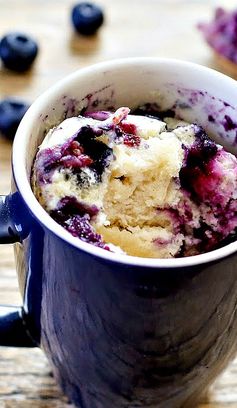 Blueberry Mug Cake