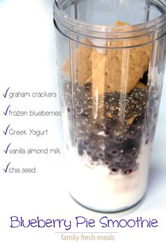 Blueberry Pie Smoothie