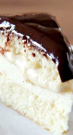 Boston Cream Pie Cheesecake-cake