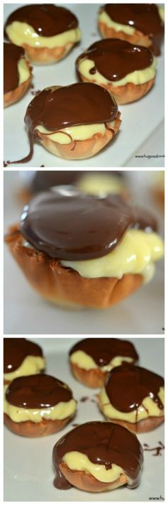 Boston Cream Pie Tarts