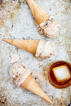 Bourbon and Brown Sugar Ice Cream