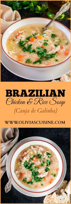 Brazilian Chicken and Rice Soup