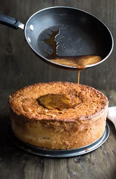 Brazilian coconut flan cake