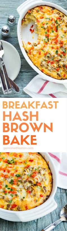 Breakfast Hash Brown Bake