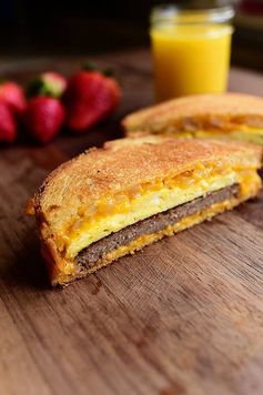 Breakfast Patty Melt