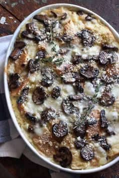 Brie & Mushroom Strata