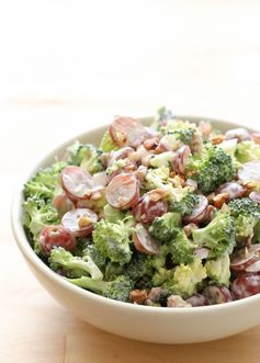 Broccoli Salad with Grapes