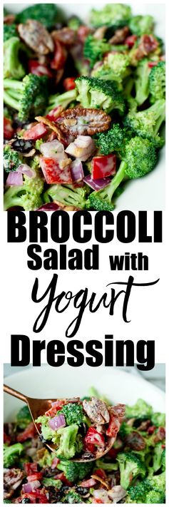 Broccoli Salad with Yogurt Dressing