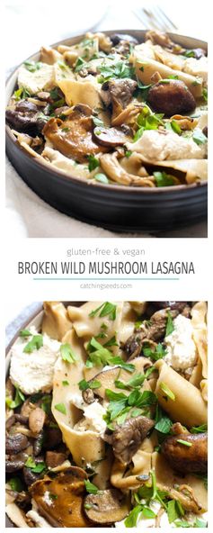 Broken Wild Mushroom Lasagna
