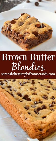 Brown Butter Blondies